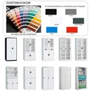 Ny ankomst: Åpne-arkivskap i metall foran med justerbare ...